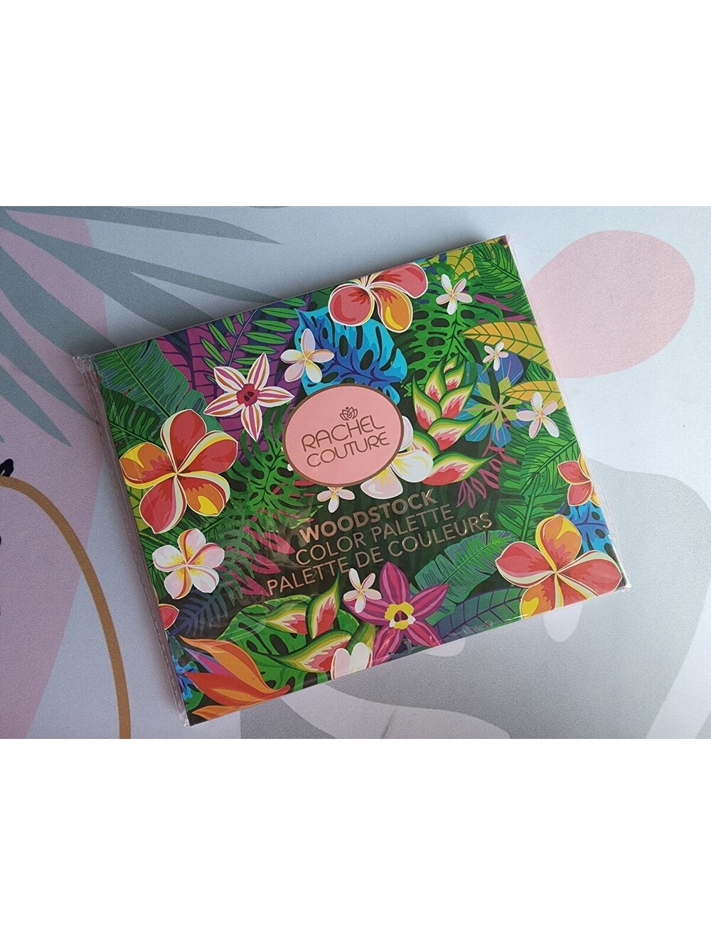 Rachel Couture Flower Power Woodstock 30 Bright Rainbow Colors Eyeshadow Palette
